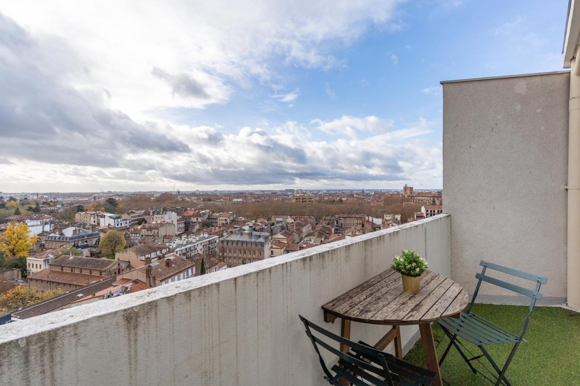 شقة Le Panoramique - Clim, Balcon, Superbe Vue, Wifi تولوز المظهر الخارجي الصورة