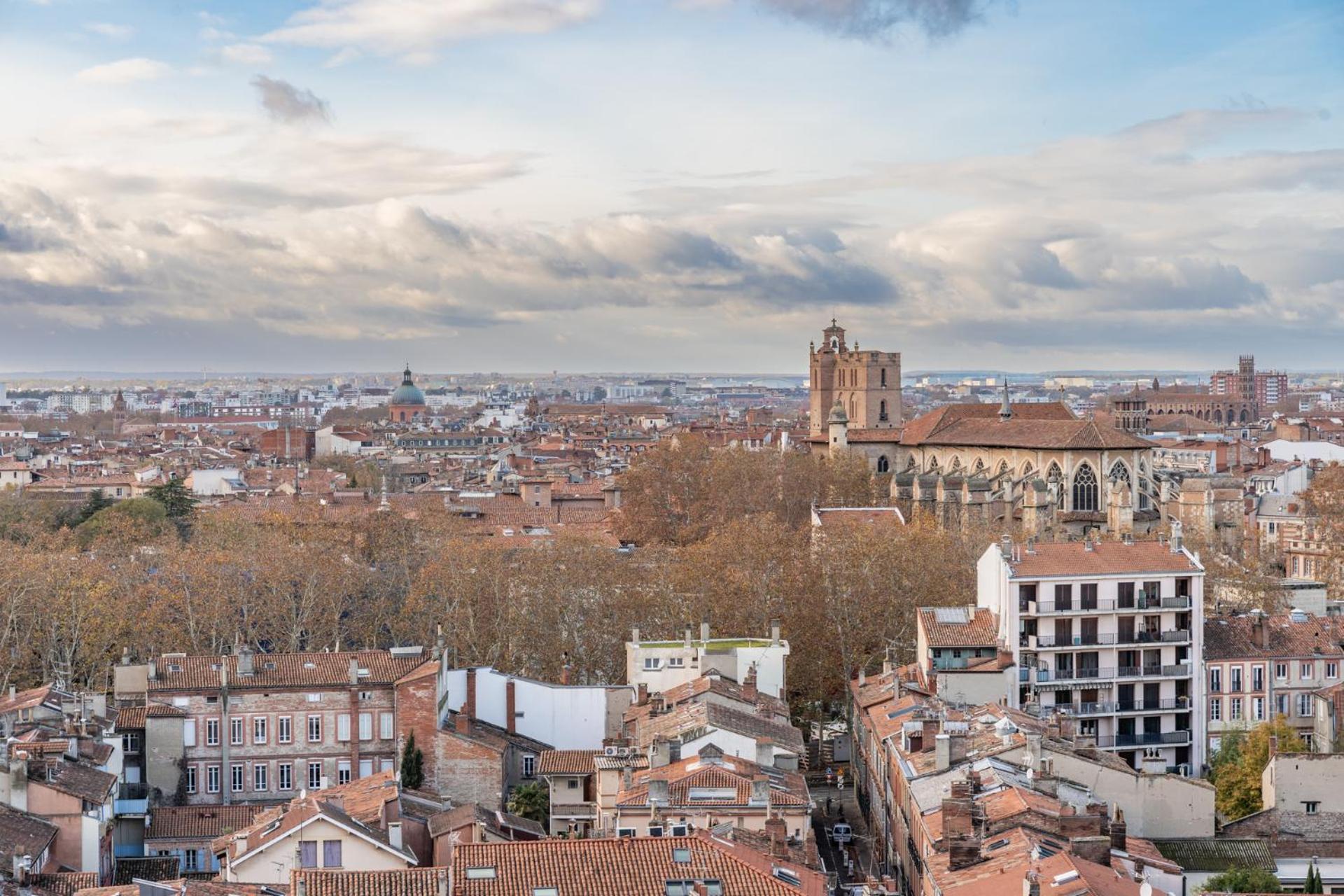 شقة Le Panoramique - Clim, Balcon, Superbe Vue, Wifi تولوز المظهر الخارجي الصورة